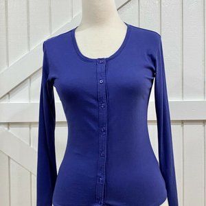 Patagonia S Purple Organic Cotton Blend Button Up